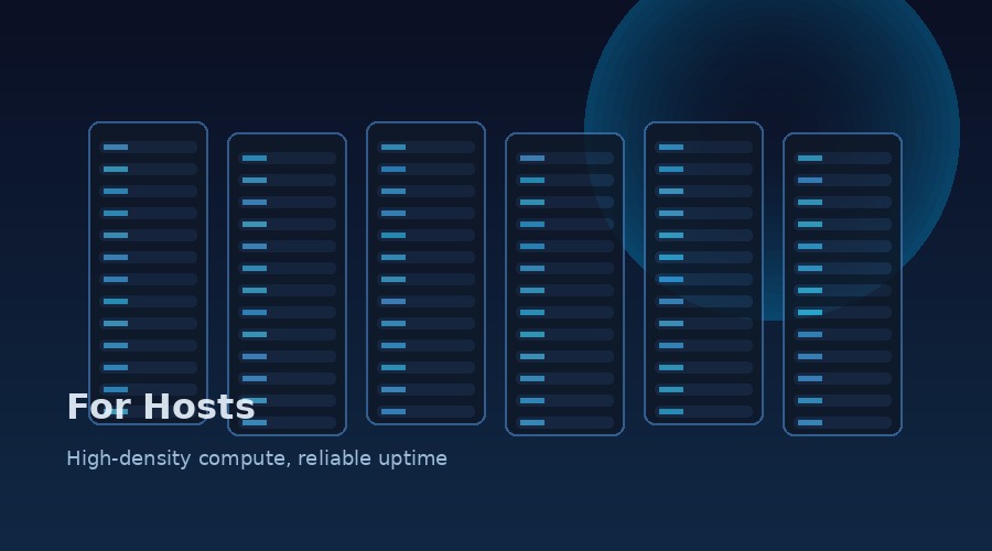High density compute infrastructure for host partners