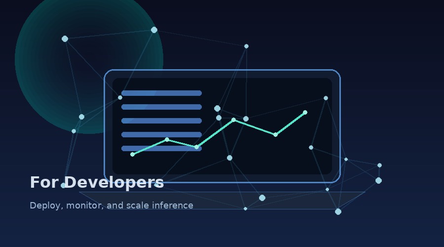 Developer interface for AI deployment and scaling